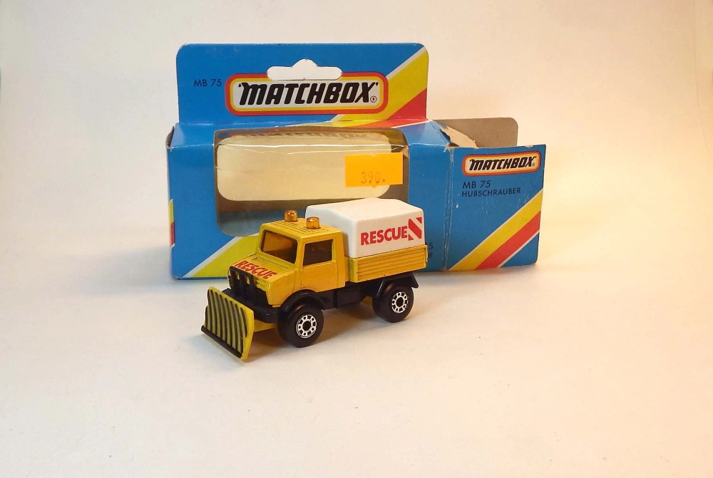 MB-48 Unimog, bazar, krabička od jiného modelu - Matchbox