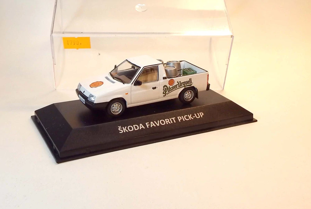 1:43 Škoda Favorit Pick-Up "Pilsner Urquell", ruční práce