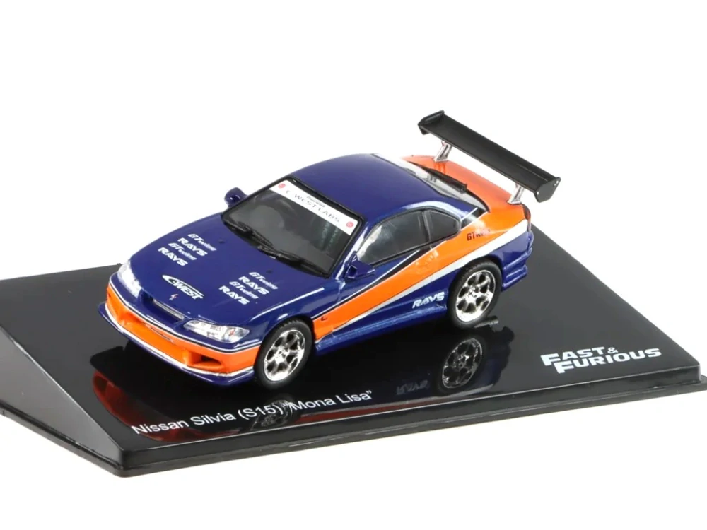 1:43 Nissan Silvia (S15) Mona Lisa Rychle a Zběsile - DeAgostini