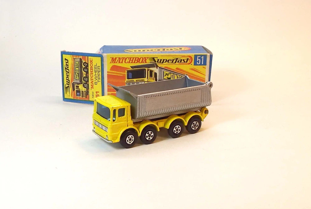 MB-51 8 Wheel Tipper, bazar - Matchbox