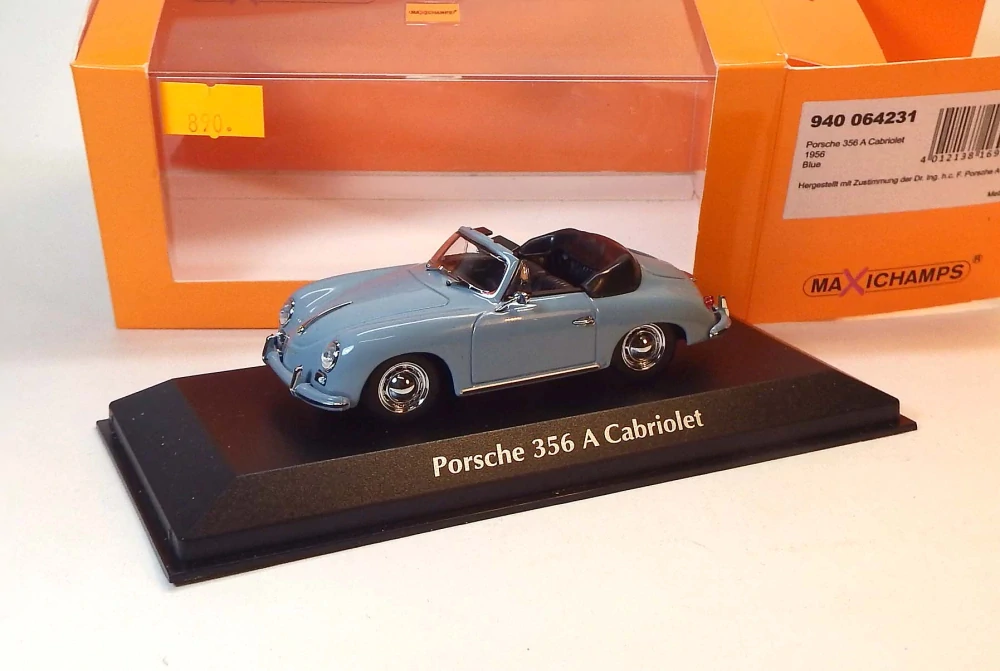 1:43 Porsche 356A Cabrio, bazar - Maxichamps