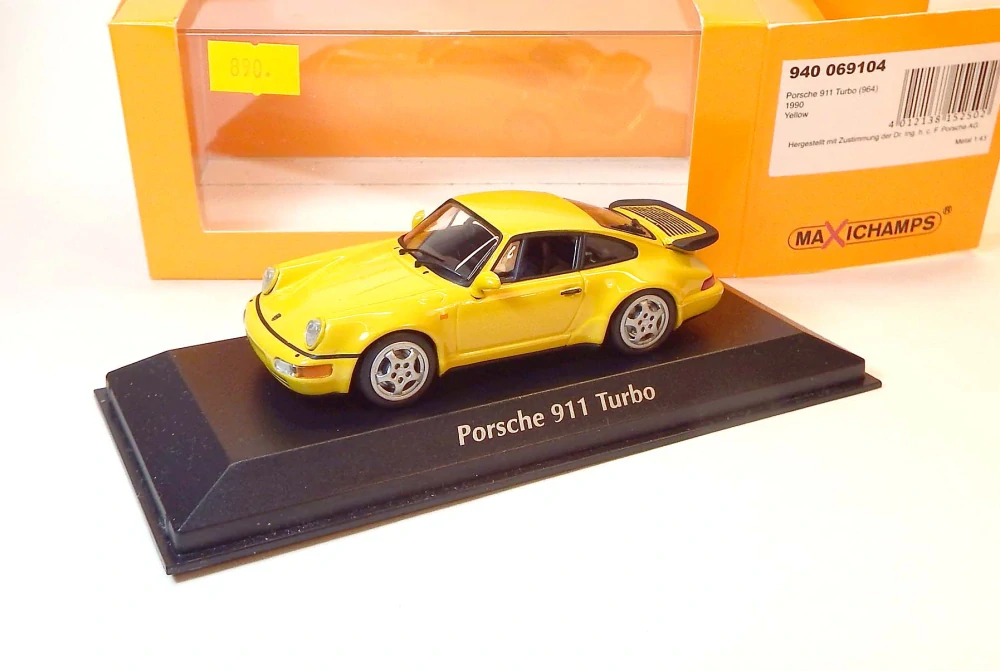 1:43 1990 Porsche 911 Turbo, bazar - Maxichamps