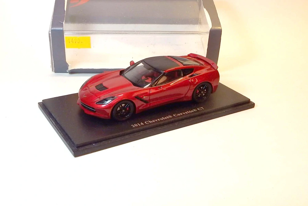 1:43 2014 Chevrolet Corvette C7, bazar, chybí zrcátko - Spark