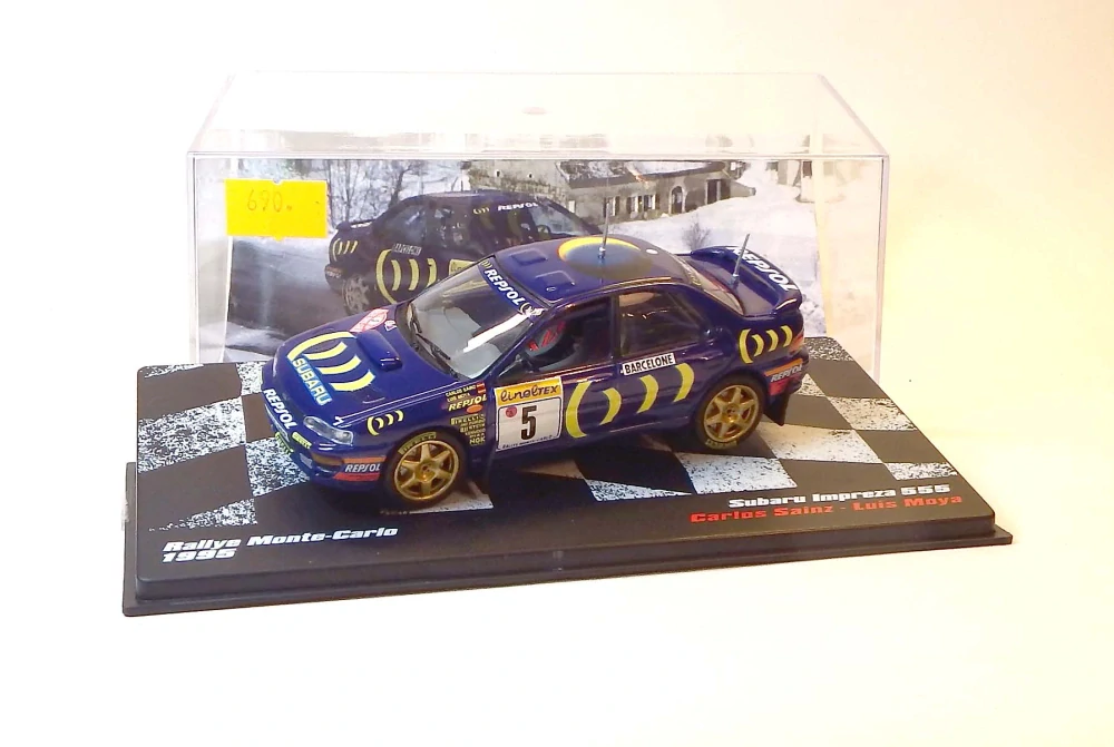 1:43 1995 Subaru Imprezza 555, bazar - DeAgostini