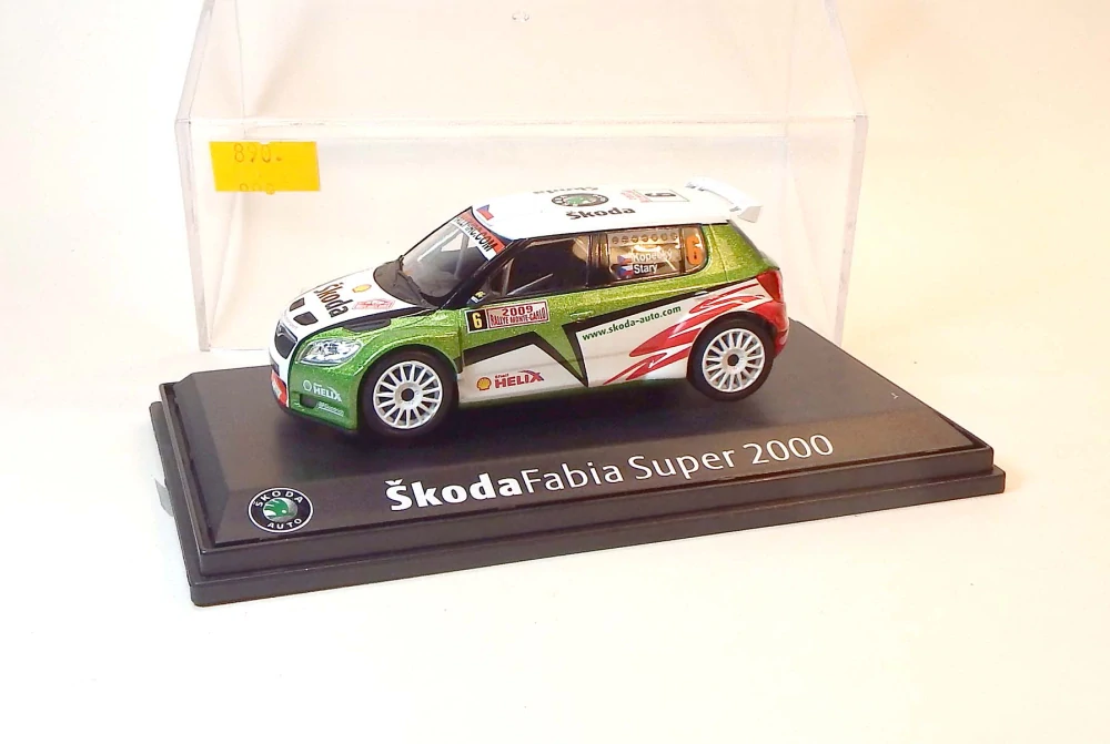 1:43 Škoda Fabia Super 2000, bazar - Abrex