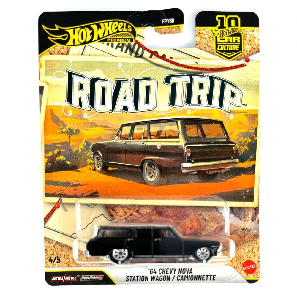 1:64 Chevy Nova Station Wagon - Hot Wheels Car Culture