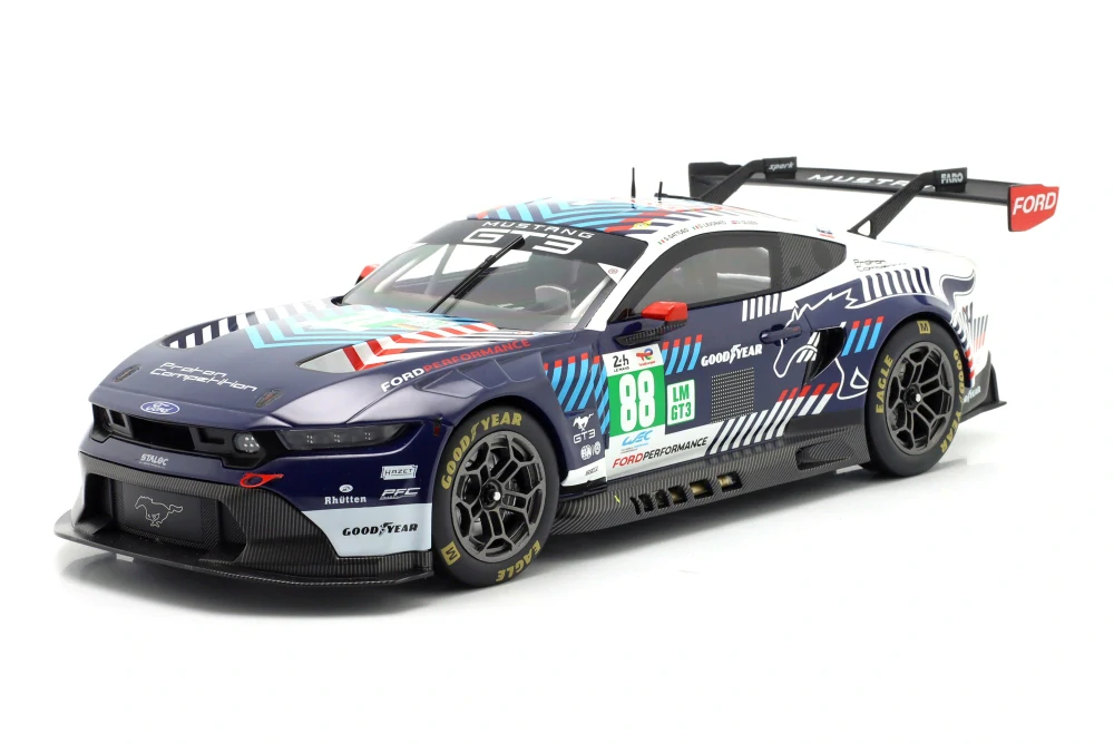 1:18 Ford Mustang GT3 Proton Competition #88 Gattuso/ Levorato/ Olsen 24H Le Mans 2025 - IXO