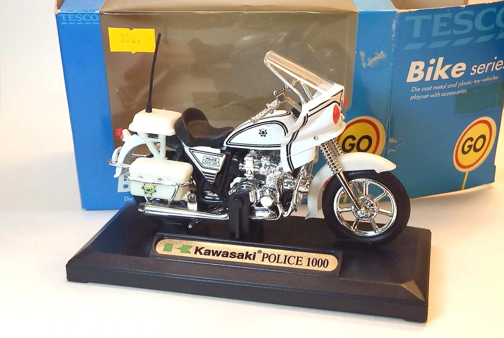 1:18 Kawasaki 1000 Police, bazar - Tesco Bike