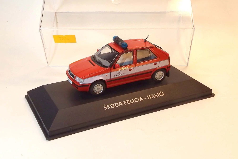 1:43 Škoda Felicia Hasiči Města Solnice, bazar - DeAgostini