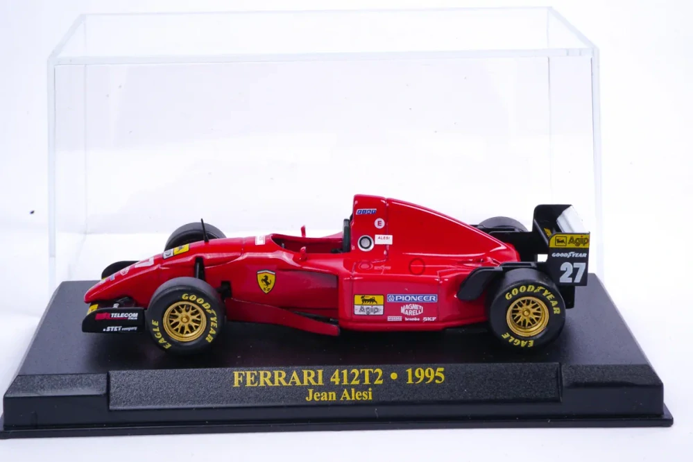 1:43 Ferrari 412T2 J. Alesi, 1995, balení vitrínka – Atlas