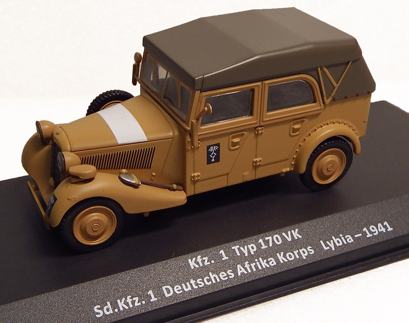 1:43 Kfz. 1 typ 170 VK Afrika Korps - DeAgostini