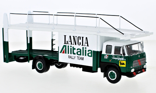 1:43 Fiat 673 Racing transporter Lancia Alitalia Racing team - ixo