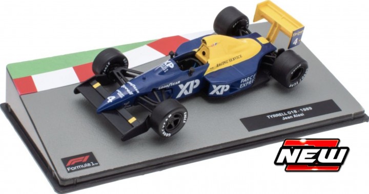 1:43 Tyrrell 018 #4 Jean Alesi 1989