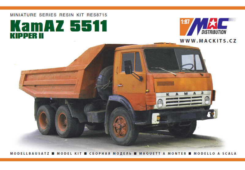 1:87 KamAZ 5511 Kipper II (8715) - Macmodel