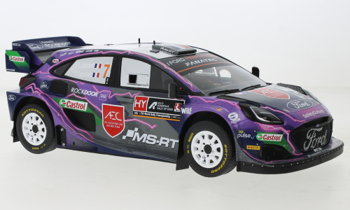1:18 Ford Puma Rally 1, #7, Rallye WM, Rally Acropolis, Loubet/Landais, 2022 - ixo