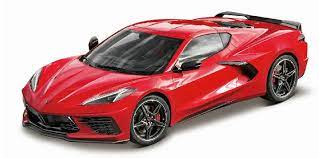 1:18 Chevrolet Corvette C8 2020 Stingray červený - Maisto