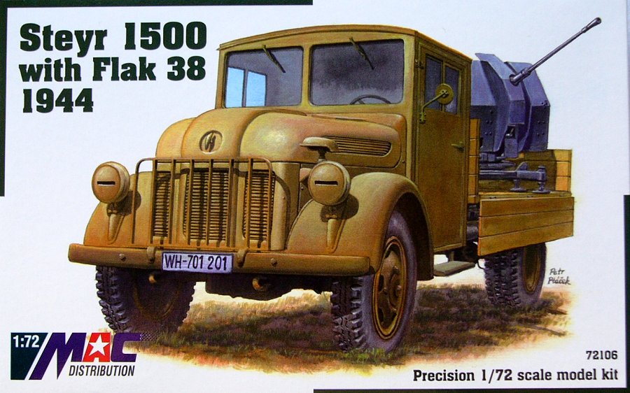 1:72 Steyr 1500 with Flak 38 - MAC Distribution