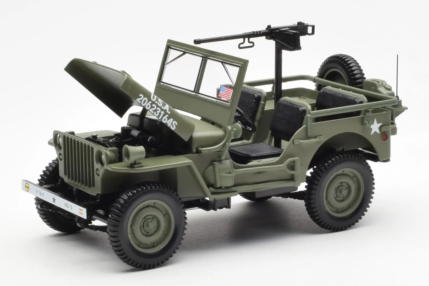 1:18 Jeep Willys Army (1944) "Follow Me" - Norev