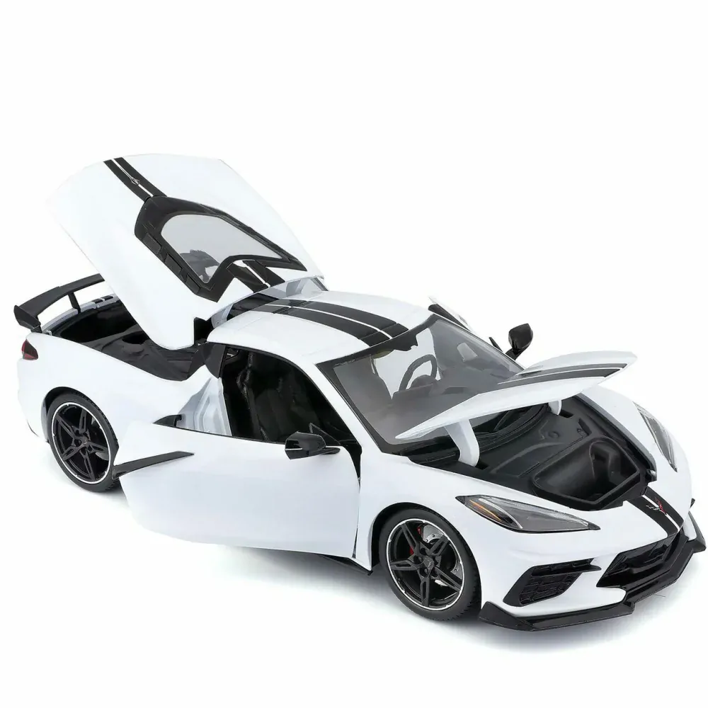 1:18 Chevrolet Corvette Stingray 2020, bílý - Maisto