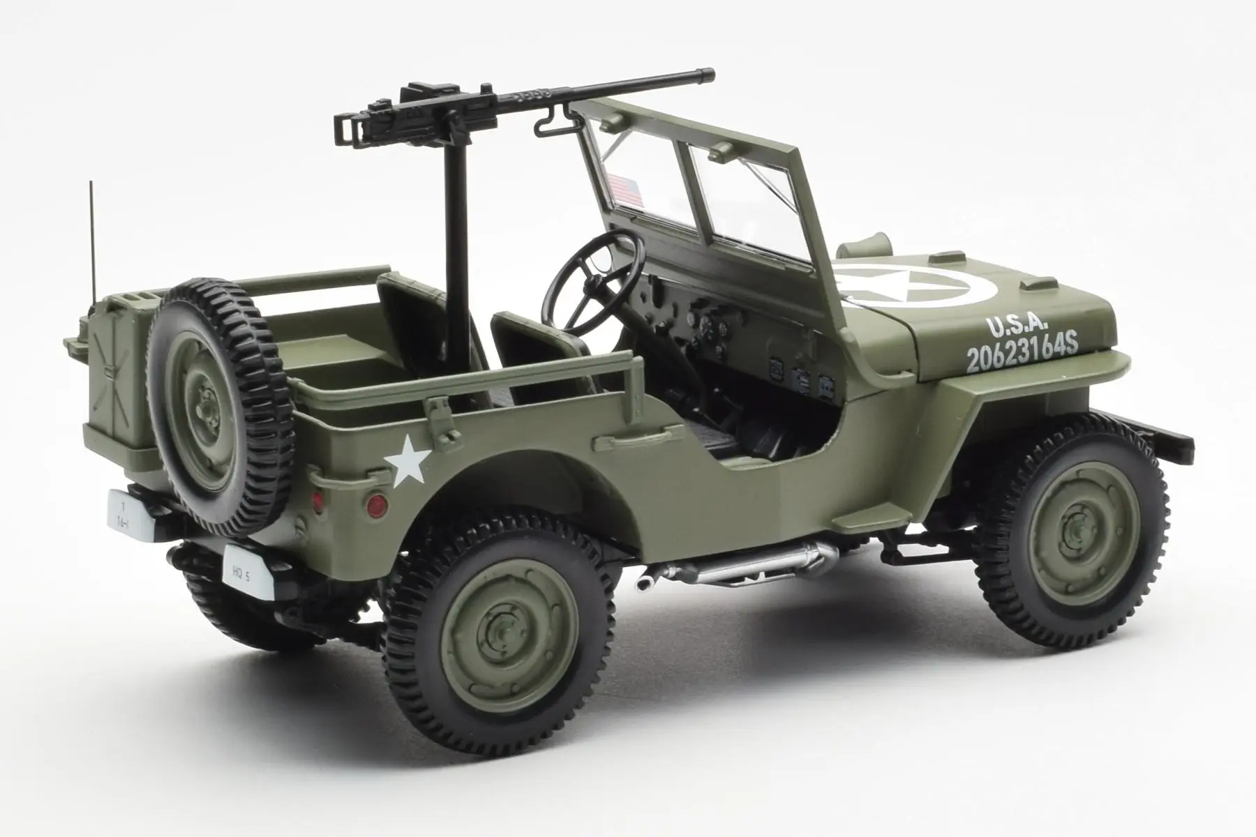 Miniature Norev 1/18 Jeep Army D-Day 1944 - Réf 189016 - Neuve