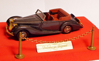 1:43 Delahaye Figoni, limit, poškozený obal - Verem