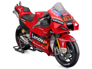 1:6 Ducati DESMOSEDICI LENOVO TEAM #63 FRANCESCO BAGNAIA MOTO GP WORLD CHAMPION 2022 - Maisto