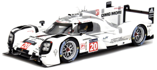 1:18 Porsche 919 Hybrid #20 Bernhard/Webber/Hartley 24h LeMans 2014 - IXO