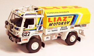 1:43 Liaz Dakkar 100.55 D, obtisky modelgaraz