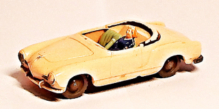 VW Karman, poškozený, plast - Siku West Germany