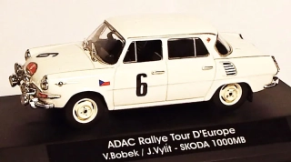1:43 Škoda 1000 MB #6, ADAC Rallye, Bobek/Vylit, ruční práce