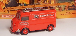 YFE-13 1947 Citroën Type H Van, hasiči, bazar - Matchbox