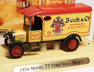 YGB-02 1926 Model TT Ford Van "Beck's" - Matchbox