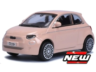 1:43 Fiat 500e 2021, rosa - Bburago