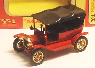 Y-1 Ford model T, červený - Matchbox