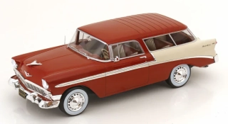 1:18 Chevrolet Bel Air Nomad Custom Metallic Brown/Cream 1956 - KK Scale
