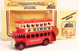 1932 AEC Regent Double Deck Bus "Bird's" - Lledo promo