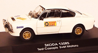 Škoda 130RS "Test Světa motorů", ruční práce