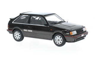 1:24 Mazda 323 4WD Turbo 1989 black/dark grey metallic - WhiteBox