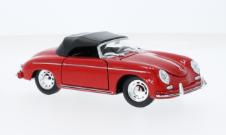 1:24 Porsche 356 A Speedster, červený - Welly