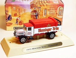 YGB-17 1932 Mercedes Benz L5 "Henninger Bräu" - Matchbox