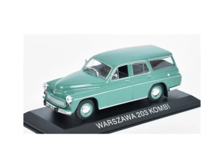 1:43 Warszawa 203 kombi, balení blistr - Atlas