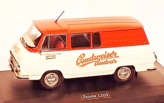 1:43 Škoda 1203 Budvar, anténa, Závod 01, ruční práce