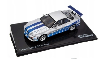 1:43 Nissan Skyline GT-R 1999, Rychle a Zběsile) – DeAgostini