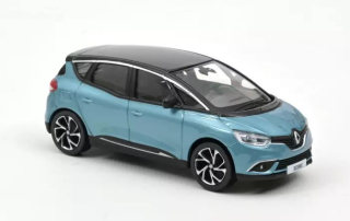 1:43 Renault Scénic 2016 Celeste Blue and Black - Norev