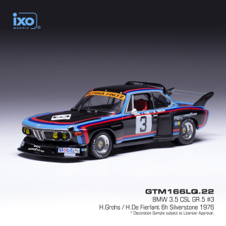 1:43 BMW 3.5 CSL #3 Grohs/Fierlant Silverstone 1976 - ixo