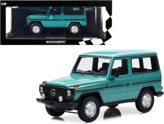 1:18 1980 Mercedes G-Model Short (W460), Turquoise - Minichamps