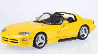 1:43 Dodge Viper Roadster 1993, žlutý - Maxichamps
