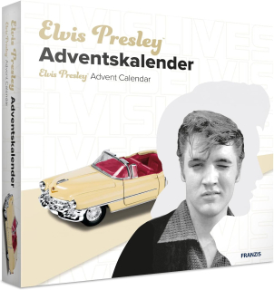 ADVENTNÍ KALENDÁŘ Elvis Presley s modelem 1953 Cadillac Eldorado (1:32) a mnohé další - Franzis