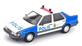 1:18 Saab 9000 CD Turbo Swedish Police 1990 - Triple9