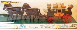 1:43 Mail Coach 1784, bazar, pěkný - Brumm